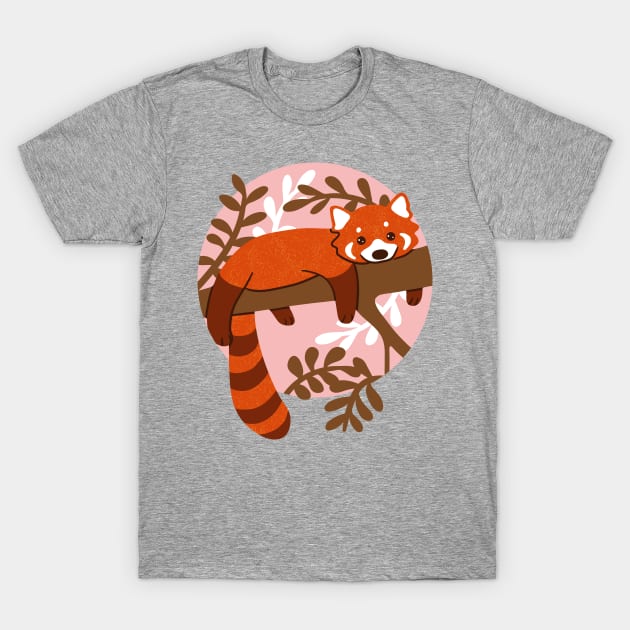 Red Panda T-Shirt by Wlaurence